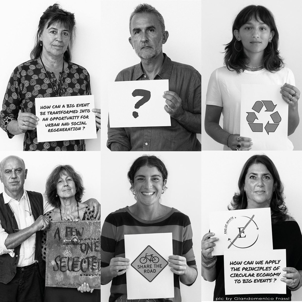 EoW, End of Waste, portraits, ritratti, project
